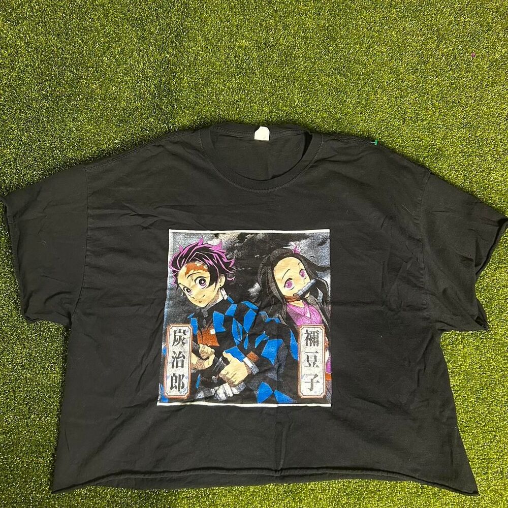 Demon-slayer Men's Black T-shirt